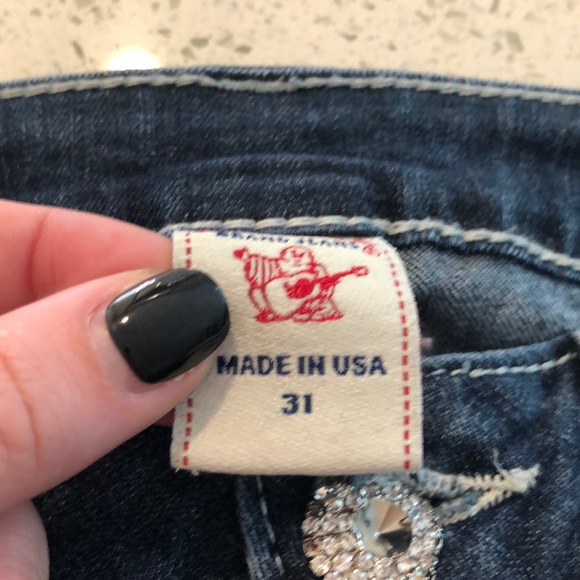 True Religion Swarovski Accent Jeans - Picture 2 of 6
